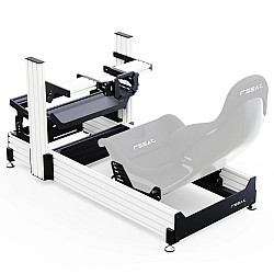 RSeat A1 Pro Formel Weiß Chassis