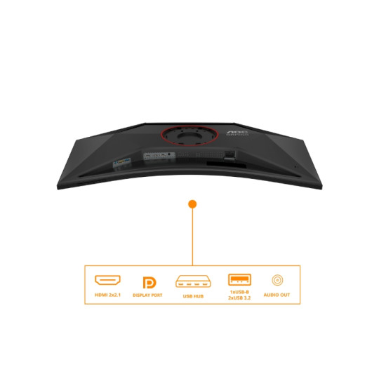 AOC CU34G4Z 34" Gebogen 1500R WLED 3440x1440@240Hz, 1ms