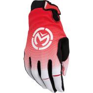 Moose Racing SX-1 Rot Weiß Handschuhe