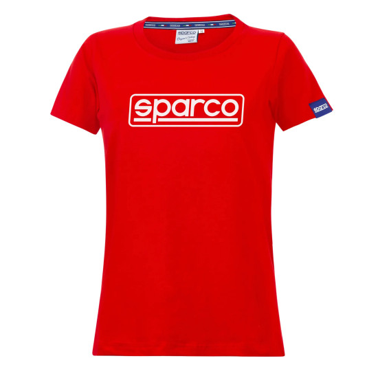 Damen T-Shirt Sparco Frame - Rot