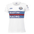 Damen T-Shirt Sparco Martini Racing - Weiß