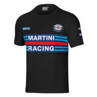 Herren T-Shirt Sparco Martini Racing - Schwarz