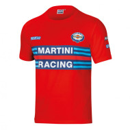 Herren T-Shirt Sparco Martini Racing - Rot