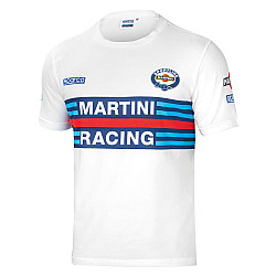 Herren T-Shirt Sparco Martini Racing - Weiß