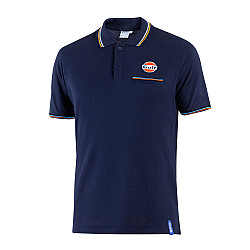 Gulf Polo Piquet Tasche - Navy Blau
