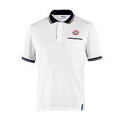 Gulf Polo Piquet Tasche - Weiß