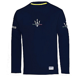 Langarmshirt Maserati - Navy Blau