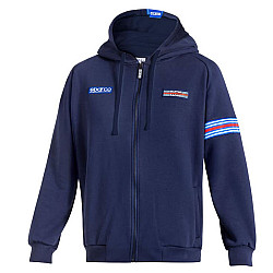Hooded Full Zip Martinig Racing MY25 - Navy Blau