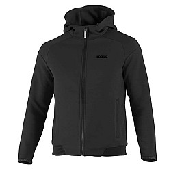 Hooded Full Zip Sweatshirt Sparco - Schwarz