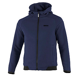 Hooded Full Zip Sweatshirt Sparco - Navy Blau