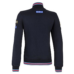 Ladies Sweatshirt mit durchgehendem Reißverschluss - Navy Blau