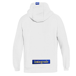 Lancia Delta HF Hoodie - Weiß / Rot