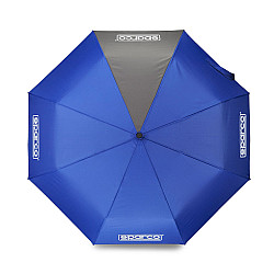 Sparco Klappbarer Regenschirm mit Taschenlampe