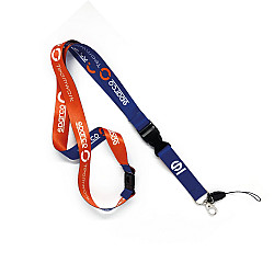 Lanyard Sparco Teamwork - Blau / Fluo Orange
