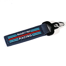 Leder-Schlüsselanhänger Martini Racing - Navy Blau