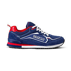 Sparco S-Road Schuhe - Navy Blau / Rot