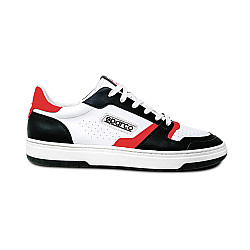 Sparco S-Urban Schuhe - Weiß / Schwarz / Rot