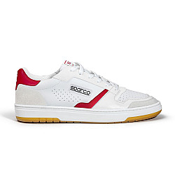Sparco S-Urban Schuhe - Weiß / Rot