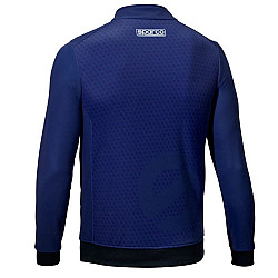 Sparco Sweatshirt mit durchgehendem Reißverschluss Subly - Navy Blau