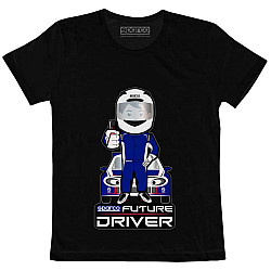 T-Shirt Future Racer von Sparco - Schwarz