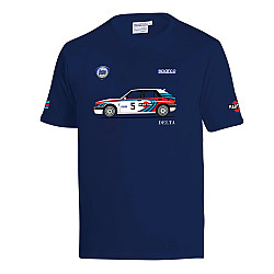 T-Shirt Lancia Delta Martini Racing - Marineblau