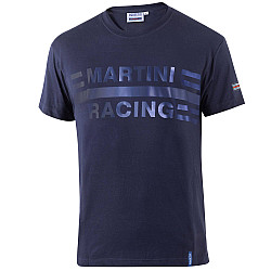 T-Shirt Martini Racing Großes Logo - Navy Blau
