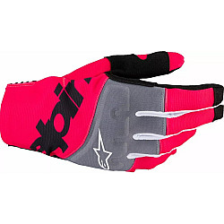 Alpinestars Mx Techstar Schwarz / Pink