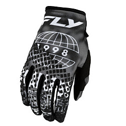 Fly Racing Kinetic Blur Handschuhe - Schwarz / Grau