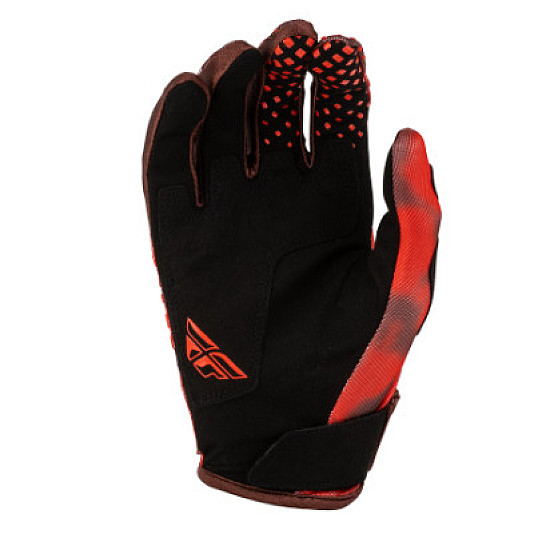 Fly Racing Kinetic Blur Handschuhe - Rot / Bordeaux