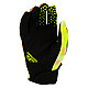 Fly Racing Kinetic Blur Handschuhe - Weiß / Hi-Vis / Orange