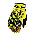 Fly Racing Kinetic Blur Handschuhe - Weiß / Hi-Vis / Orange