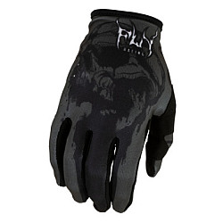 Fly Racing Lite Dark Series Handschuhe - Grau / Schwarz