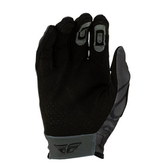 Fly Racing Lite Dark Series Handschuhe Kinderhandschuhe - Grau / Schwarz