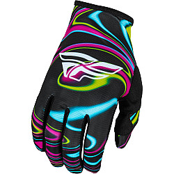 Fly Racing Lite Warped - Schwarz / Pink / Elektrisch Blau