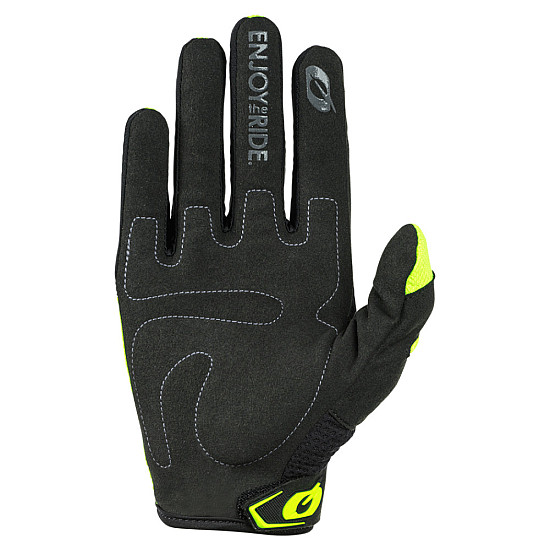 O'Neal Element Racewear V.24 Kinderhandschuhe - Schwarz / Neon Gelb