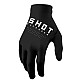 Shot Raw Kinderhandschuhe Schwarz