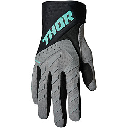 Thor Youth Gloves Spectrum Kinderhandschuhe - Schwarz / Flo