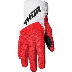 Thor Youth Spectrum Kinderhandschuhe - Rot / Weiß