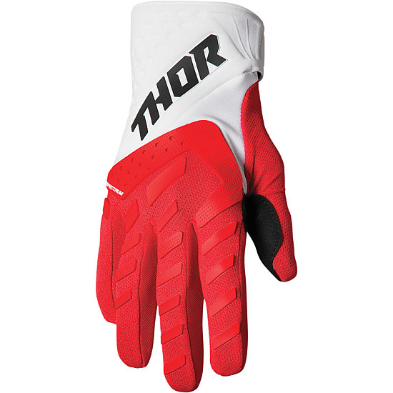Thor Youth Spectrum Kinderhandschuhe - Rot / Weiß