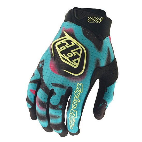 Troy Lee Designs Air - Membrane Kinderhandschuhe Schwarz / Gelb