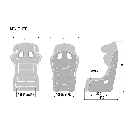 Sparco ADV Elite Carbon Sitz FIA 8862-2015
