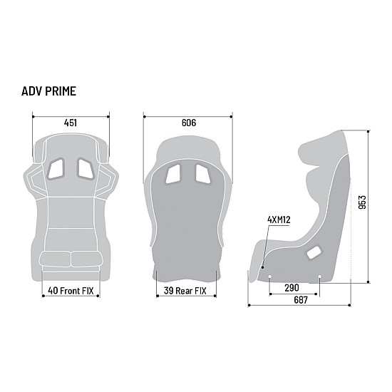 Sparco ADV Prime Carbon Sitz FIA 8862-2009