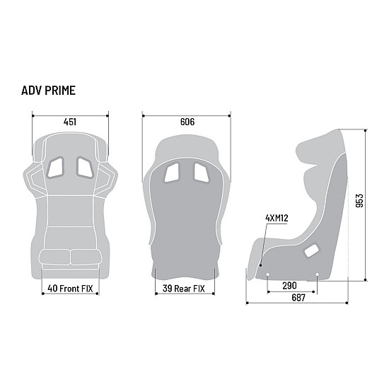 Sparco ADV Prime PAD Carbon Sitz FIA 8862-2009