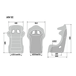 Sparco ADV-SC Sitz FIA 8862-2009