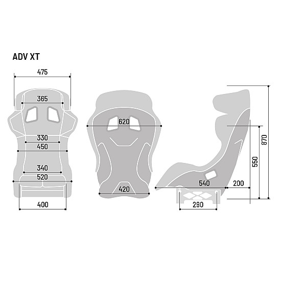 Sparco ADV XT Carbon Sitz FIA 8862-2009