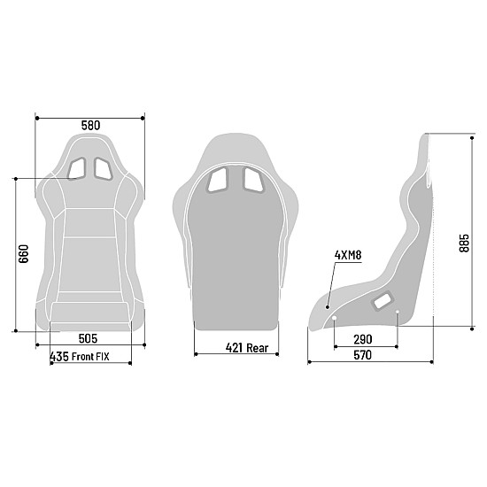 Sparco EVO L QRT X Sitz FIA 8855-1999