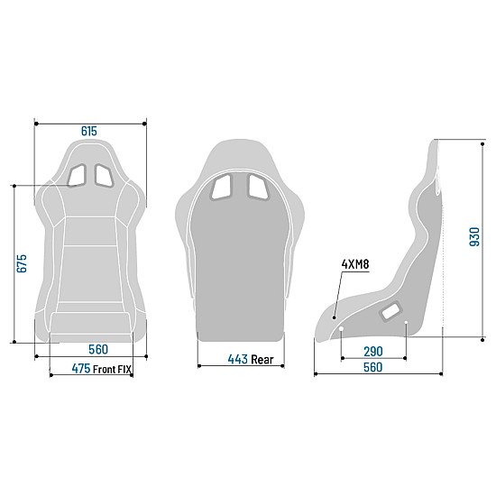 Sparco EVO XL QRT X Sitz FIA 8855-1999
