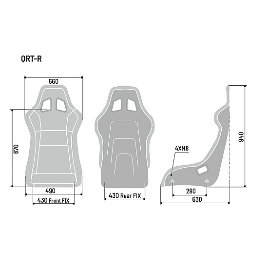 Sparco QRT-R Sitz FIA 8855-1999
