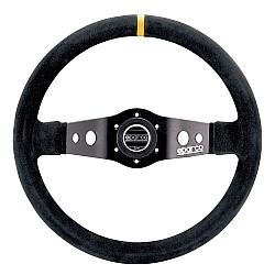 Sparco 215 Wildleder Schwarzes Lenkrad