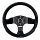 Sparco 300 Wildlederlenkrad - Schwarz